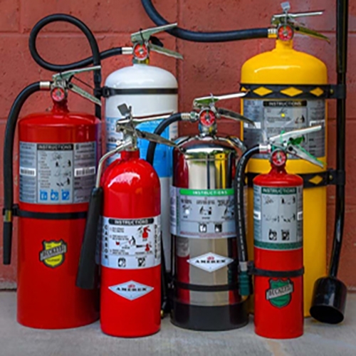 از کدام گاز در کپسول آتش نشانی استفاده می شود